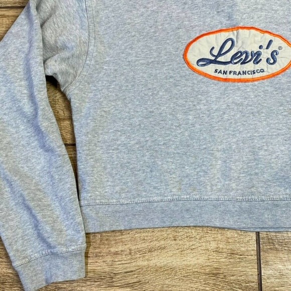 Levi's San Francisco Cropped Sweatshirt Size L - Picture 3 of 10